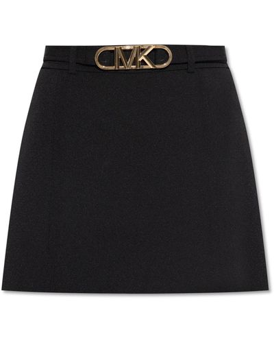MICHAEL Michael Kors Skirt With Logo - Black
