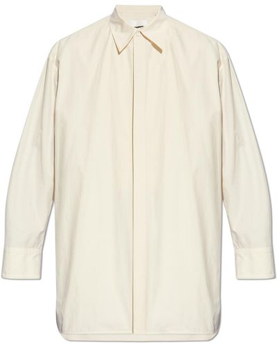 Jil Sander Oversize Shirt, - White