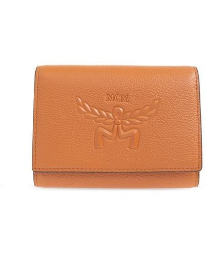 MCM 'himmel' Wallet, - Orange