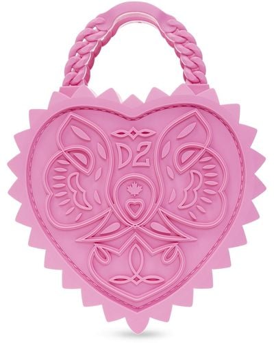 DSquared² Heart-Shaped Handbag - Pink