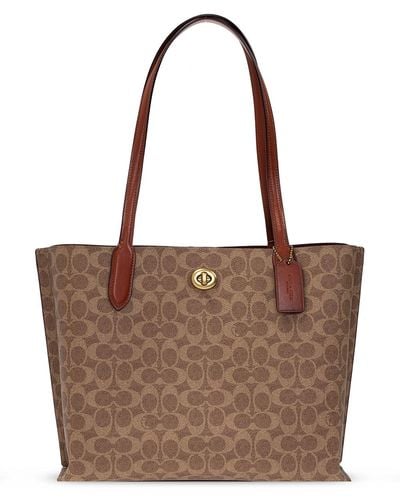 COACH Willow Tote Bag - Brown