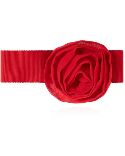 Blumarine Rose Choker - Red