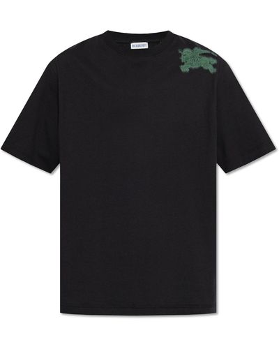 Burberry Printed T-Shirt - Black