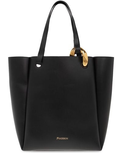 JW Anderson Chain Cabas Shopper Bag - Black