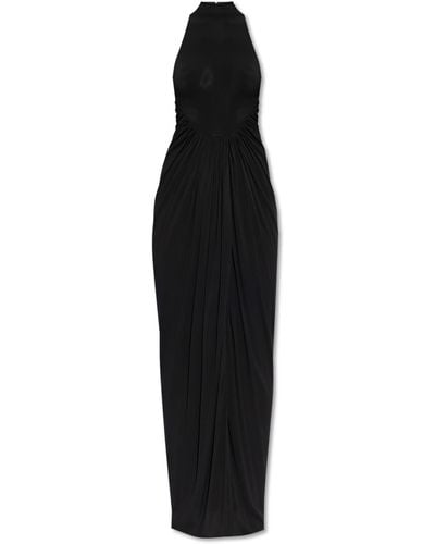 Alaïa Draped Dress - Black