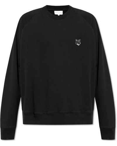 Maison Kitsuné Sweatshirt With Logo, - Black