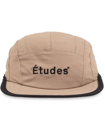 Etudes Studio Baseball Cap With Logo, - Natural