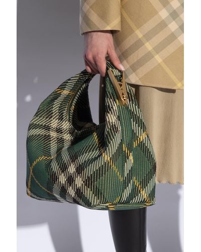 Burberry ‘Medium Peg Duffle’ Shoulder Bag - Green