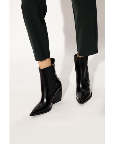 AllSaints ‘Ria’ Heeled Ankle Boots - Black