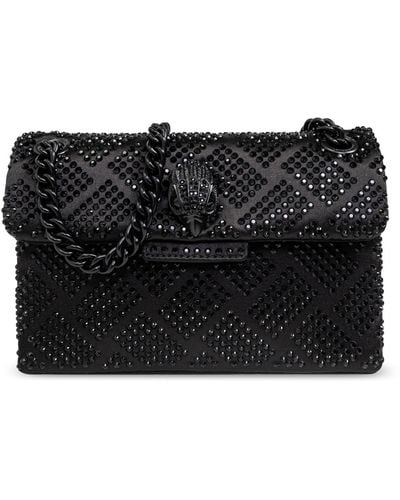 Kurt Geiger Shoulder Bag `Fabric Mini Kensington` - Black