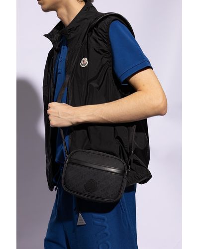 Moncler Shoulder Bag With Monogram - Blue