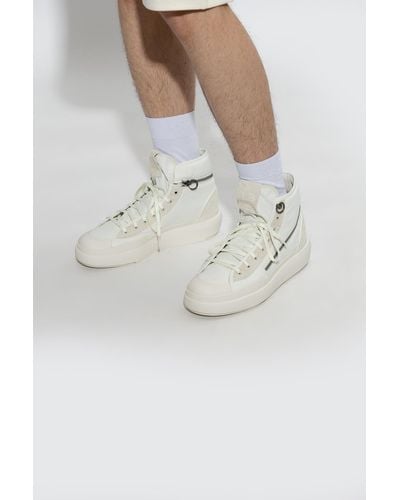 Y-3 ‘Ajatu Court High’ High-Top Sneakers - White