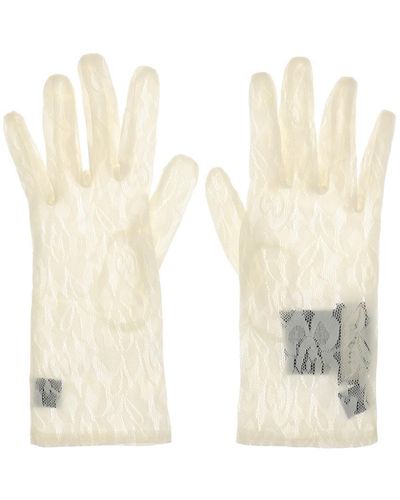 Gucci Lace Gloves - White