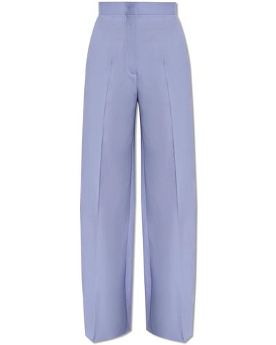 PS by Paul Smith Pleat-front Pants, - Blue