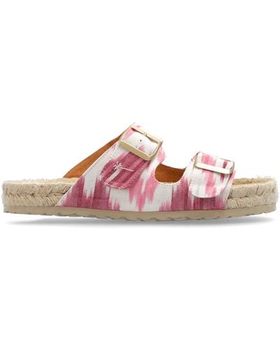 Manebí Patterned Slippers, - Pink