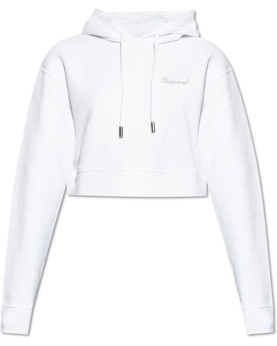 DSquared² Sweatshirt With Logo, - White