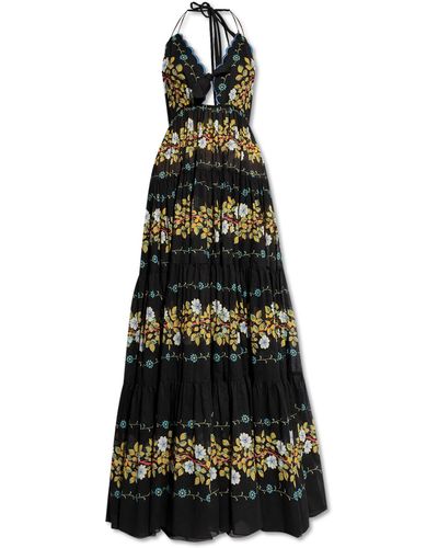 Etro Dress With Floral Pattern, - White