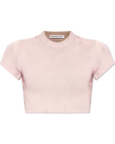 T By Alexander Wang Short Top, - Pink