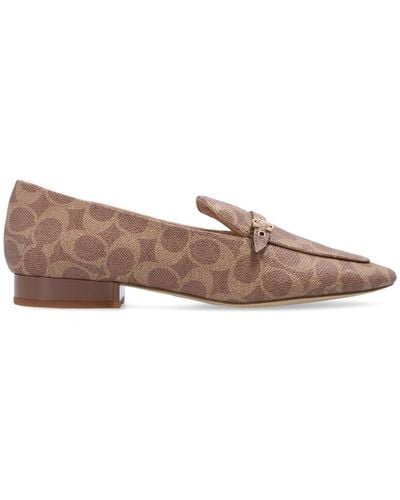 COACH 'isabel' Loafers - Brown