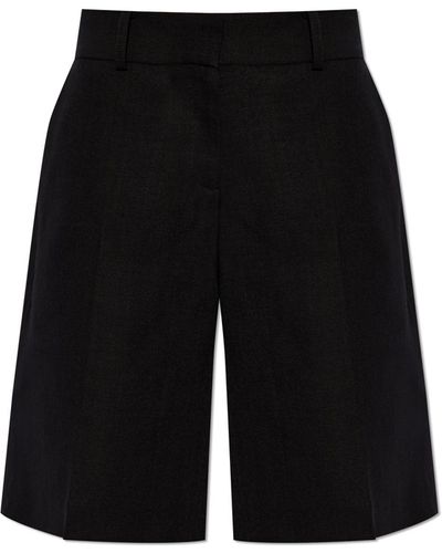 Casablancabrand Pleated Shorts - Black