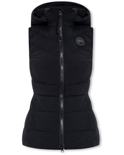 Canada goose best sale gilet womens black