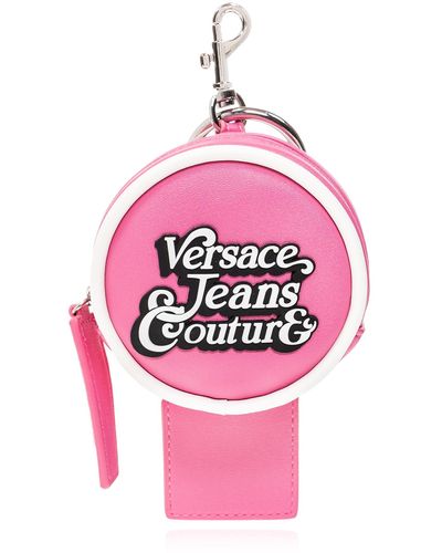 Versace Keyring With Pouch - Pink