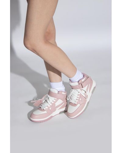 Off-White c/o Virgil Abloh Off- ‘Out Of Office’ High-Top Sneakers - Pink