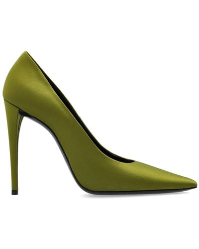 Saint Laurent 'monceau' High Heels, - Green