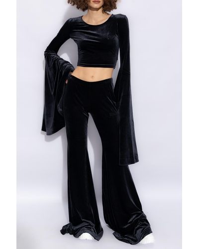 Vetements Top With Flared Sleeves, - Black