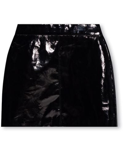 Zadig & Voltaire ‘Jinette’ Glossy Skirt - Black