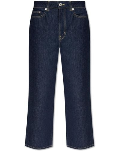 KENZO Straight Leg Jeans - Blue