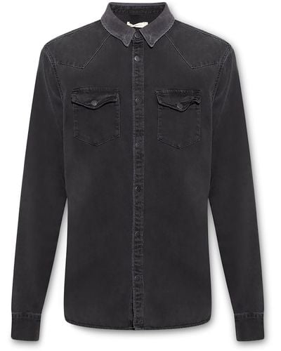 AllSaints ‘Flaxton’ Denim Shirt, ' - Black