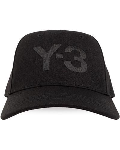 Y-3 Baseball Cap With Logo, - Black