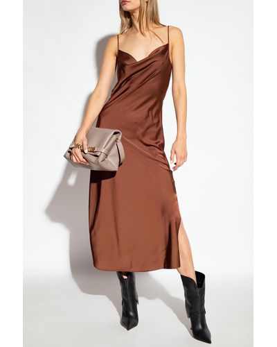 AllSaints ‘Hadley’ Slip Dress - Brown