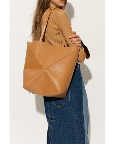 Loewe 'puzzle' Shopper Bag, - Orange
