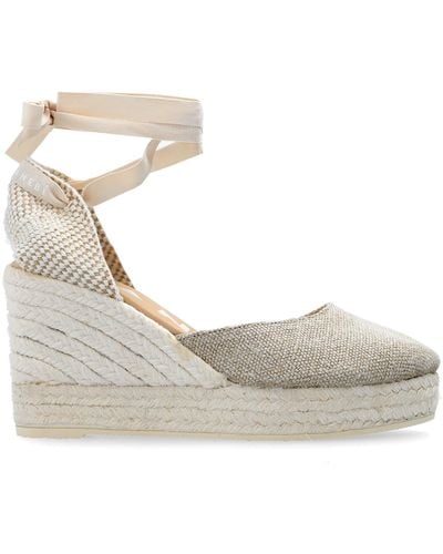 Manebí Canvas Wedge Shoes, - White