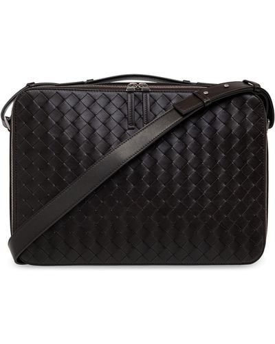 Bottega Veneta Leather Briefcase 'getaway', - Black