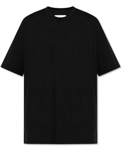 Jil Sander Cotton T-shirt, - Black