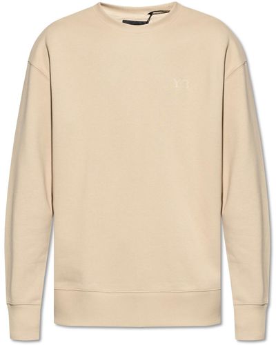 Y-3 Sweatshirt With Logo, - Natural
