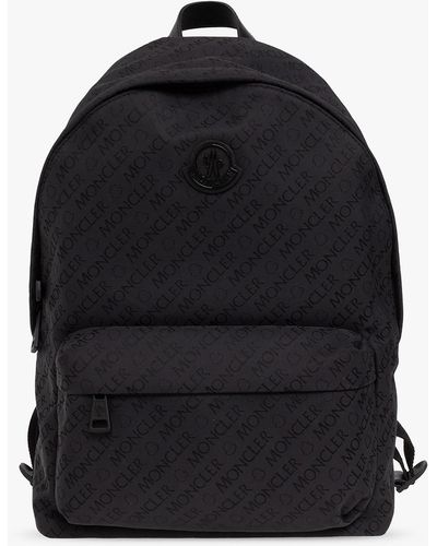 Moncler Backpack With Logo - Black