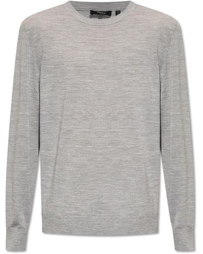 Theory Wool Sweater - Grey