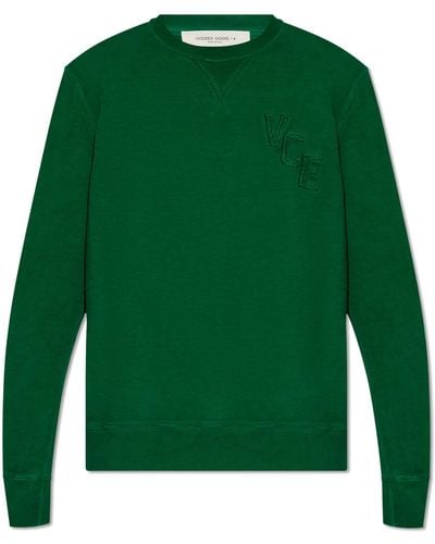 Golden Goose Cotton Sweatshirt, - Green