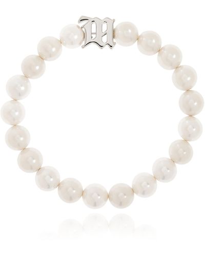 MISBHV Branded Bracelet, - White