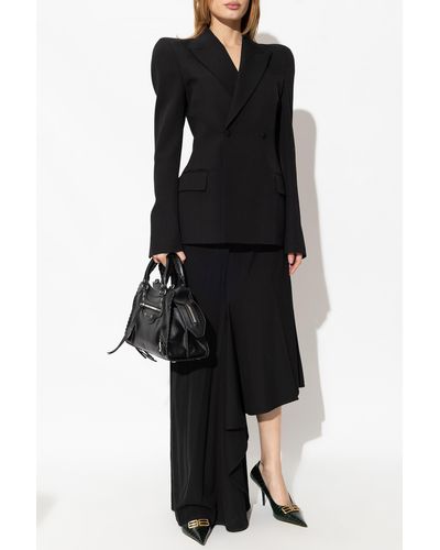 Balenciaga Asymmetric Skirt - Black
