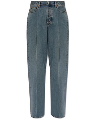 Gucci Distressed Jeans, - Blue