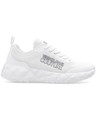 Versace Trainers With Logo - White