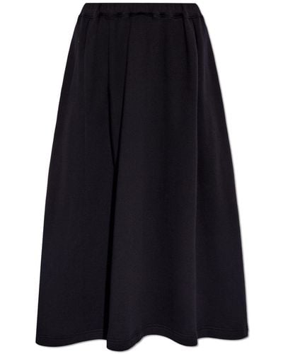 Yohji Yamamoto Cotton Skirt - Black