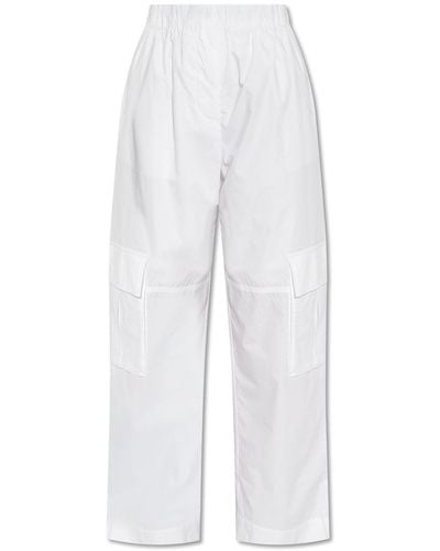 Herskind Loose-fitting 'hega' Trousers, - White