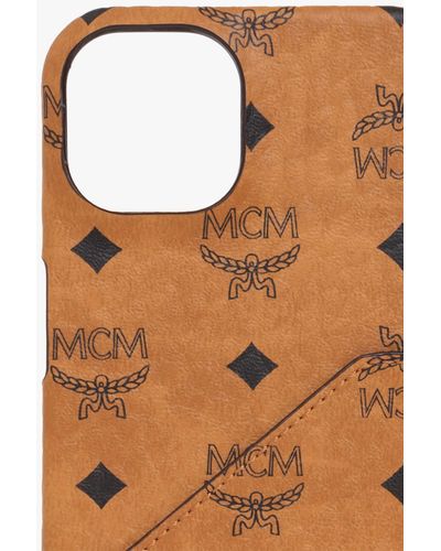 MCM Iphone 13 Case - Brown