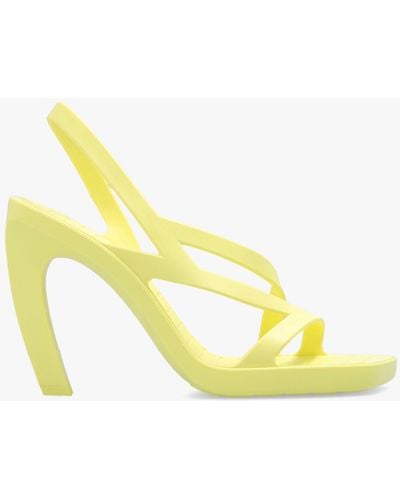 Bottega Veneta Jimbo 100 Slingback Sandals - Yellow
